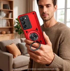 Étui robuste en TPU avec anneau magnétique rotatif à 360°, protection d'écran incluse, antichoc militaire, anti-chute, téléphone haut de gamme - Product Image 5