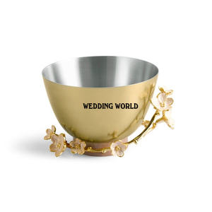 Bol à chocolat en acier inoxydable avec plateau Bol à chocolat fait main de haute qualité Classique Élégant Fantaisie Nouveau bol à chocolat - Product Image 4