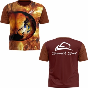 Chemises de sublimation unisexes 100% polyester t-shirts surdimensionnés en vrac - Product Image 6