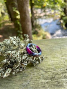 Anillos de Resina Acrílica, Forma Redonda, Hechos a Mano, Anillo de Amor, Joyería para Mujer, Suministro al por Mayor al Mejor Precio - Product Image 3