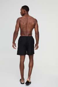 Wholesale Custom Logo Mid Length <b>Men's</b> <b>Shorts</b> In Black And <b>Khaki</b> Factory Price Swim <b>Shorts</b> For <b>Men</b> Latest Summer Beachwear - Product Image 4
