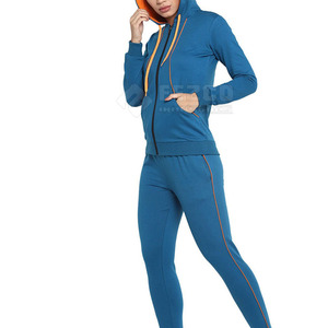Personalizado de las mujeres 100% de algodón chándal holgado Casual Jogger Set Logo Fleece Sudadera con capucha pantalones de chándal de etiqueta privada - Product Image 6