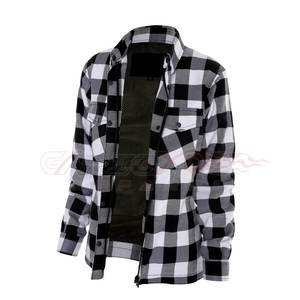 Customized Premium Quality Motorcycle <b>Flannel</b> <b>Shirt</b> Fully Lined Protective <b>Shirt</b> Ladies Custom <b>Men</b> Racing Body Protection - Product Image 2