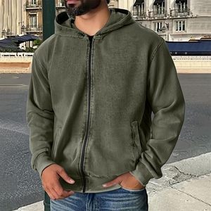 Sudadera con Capucha de Algodón Grueso con Efecto Lavado Ácido, Ofrece un Aspecto Vintage Desgastado para Moda Urbana y Ropa Casual - Product Image 2