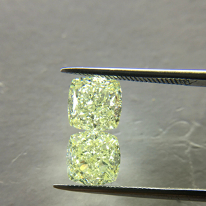 Diamant jaune très verdâtre 2.01 carat taille coussin Excellent diamant VS1 en vrac pour la fabrication de bijoux aux prix les moins chers OEM - Product Image 1