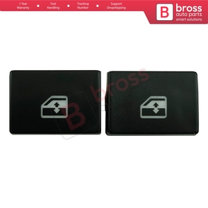 ฝาครอบปุ่มสวิตช์ยกกระจกหน้าต่าง BDP1096 2 ชิ้น ด้านหน้าซ้าย 81258067092 สำหรับรถบรรทุก TG Series - Product Image 2