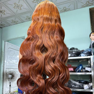 Cheveux Vietnamiens Bouclés Vierge Cheveux Humains Full Lace Front Perruque Vague Profonde Pour Les Femmes - Product Image 1