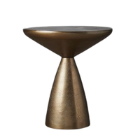Meubles enduits de poudre rouge brillant Dernière conception Table d'appoint de style moderne Table d'appoint en métal Table d'appoint sur mesure