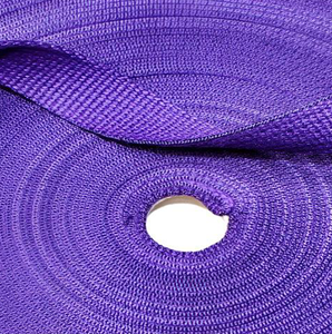 2026 Hot Sale Provina Purple 50mm Eco-Friendly <b>100</b>% <b>Polyester</b> Webbing Single Strap Backpack High Tenacity Ring Spun Woven Raw - Product Image 4