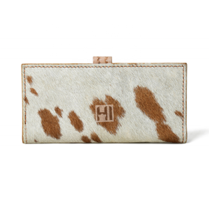 Cartera Trifold de Cuero Vacuno Genuino para Mujer, Estilo Occidental, con Solapa Magnética, Protección RFID, Tarjetero y Monedero - Product Image 4