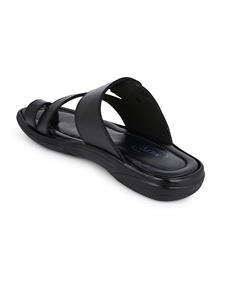 Premium Men's Leather Slip On Sandals Comfortable Casual <b>Slippers</b> Breathable Open Toe Outdoor Walking Beach <b>Summer</b> Footwear - Product Image 6