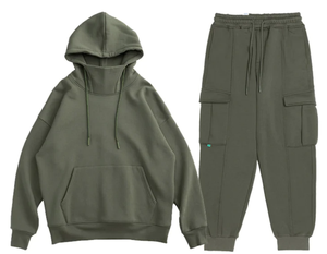 Wholesale 2025 Men's Casual Printed Double Waist Shorts <b>Set</b> 480 Gsm Heavy Sweatsuit Winter Breathable - Product Image 6