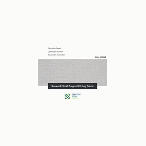 Tissu jersey léger de haute qualité SWL-5E1943 en laine de mer renouvelable PET/Polyester 50/50, chemises d'extérieur pour garçons, toutes saisons - Product Image 1