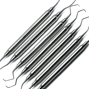 Ensemble d'instruments de remplissage composite dentaire MEDIVA ESSENCE, instruments chirurgicaux, 7 pièces, acier inoxydable, manuel, réutilisable, poignée ergonomique - Product Image 5