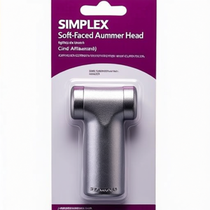 Tête de marteau à face souple SIMPLEX, diamètre 40 mm, métal blanc, argenté, dur, HALDER - Product Image 3