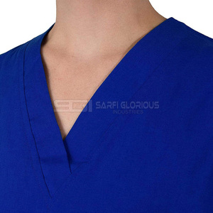 Uniforme Médico de Verano Personalizado para Mujer, Tela Spandex, Conjunto de Uniforme para Personal de Hospital, Parte Superior y Pantalón para Uniformes de Enfermería y Médicos - Product Image 4