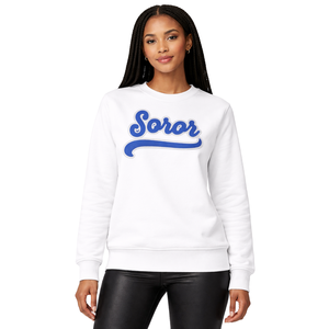 Felpa girocollo bianca Zeta Phi Beta Soror, ispirata ai fondatori del 1920, ispirata alla confraternita greca, Finer Womanhood, maglione in cotone premium - Product Image 5