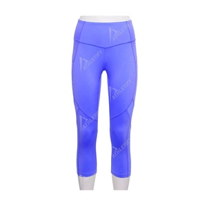 Leggings de yoga Athletify respirants à taille élastique - Collants de sport asymétriques taille haute pour femmes, anti-transpiration, anti-squat, 220g - Product Image 1
