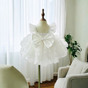 Robe de princesse d'automne à motif 3D de haute qualité pour les filles robe de soirée courte en mousseline de soie pour les enfants de 12 ans livraison rapide Viet Nam - Product Image 5