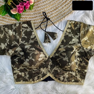 New South Indian Style Pure Soft Khadi Georgette Silk With Rich Zari Woven Pallu Work Saree With Blouse and Fancy Pattern - Product Image 1