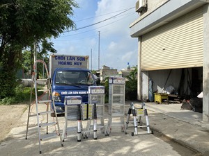 บันไดอลูมิเนียมอัลลอยพับได้อเนกประสงค์4ส่วนพร้อมบานพับล็อคเพื่อความปลอดภัย - Product Image 5