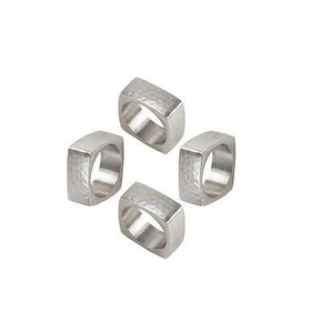 Wholesale Aluminum Napkin Holder Ring Wedding Serviette Holder Metal Shape Napkin Ring with Hot Sale Product - Product Image 1