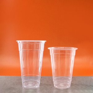 Fábrica de Vietnam, Boba, té de la leche, batido, PP vasos de plástico, taza de plástico desechable transparente para beber, taza de plástico para café con tapas - Product Image 4
