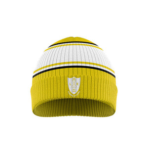 Gorros unisex GAA 100% Sombrero de invierno de punto de la mejor calidad con logotipo personalizado en relieve Diseño liso en blanco - Product Image 5