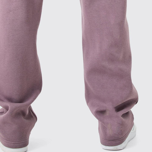 Ensemble de survêtement décontracté en molleton de coton pour femme avec logo personnalisé, sweat-shirt et pantalon d'automne, ensembles de vêtements d'extérieur pour homme - Product Image 4