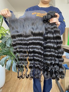 Paquetes de cabello vietnamita ondulado natural crudo al por mayor precio barato sin procesar ondas afro profundas sueltas mano suave excelente calidad - Product Image 5