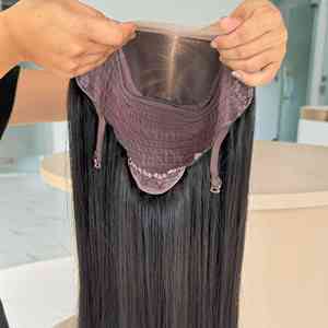 Alta calidad 100% cabello humano vietnamita hueso recto HD encaje pelucas delanteras cabello humano Real - Product Image 5