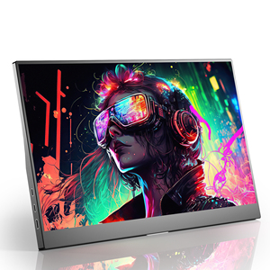 <span class=keywords><strong>Monitor</strong></span> Portatile HDR da 15,6 Pollici Plug and Play con <span class=keywords><strong>Smart</strong></span> Cover, Tipo C, FHD 1920*1080P IPS per Laptop, Display Esterno da Viaggio - Product Image 2