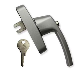 New Design Aluminium <b>Door</b> Lever Handle <b>Lock</b> <b>for</b> Kitchen Living Room Dresser Drawer Outdoor Villa Hotel School Workshop Use - Product Image 4