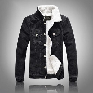 Veste d'hiver réversible en jean pour homme avec col à capuche Séchage rapide Polyester/coton Respirant et imperméable Caractéristique chauffante - Product Image 2
