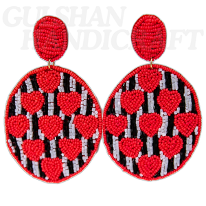 Pendientes de aro florales bohemios ligeros Hilo intrincado Joyas en forma de flor bordadas multicolores para fiestas - Product Image 2