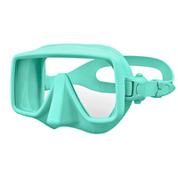 Masque de plongée pour adultes, grand champ de vision, étanche, anti-buée, anti-UV, masque de plongée en apnée, masque de plongée sous-marine, lentille en silicone trempé