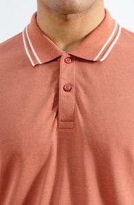 Polo de hombre transpirable de algodón con estampado bordado personalizado logotipo personalizado 100% algodón fabricado por productos Huzaifa - Product Image 3