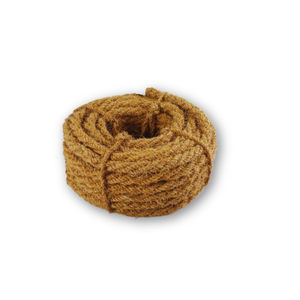 Corde en fibre de coco naturelle pour la décoration extérieure et l'amélioration de l'aspect rustique dans les projets de jardinage et d'aménagement paysager - Product Image 1