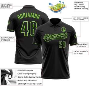 Polos de tenis de alto rendimiento OEM logotipo personalizado unisex manga corta fábrica al por mayor - Product Image 3