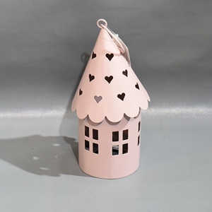 Newish HUT Moroccan <b>Lantern</b> <b>Tea</b> <b>Light</b> Candle Holder White Hollow Heart Home Christmas Decorations - Product Image 4