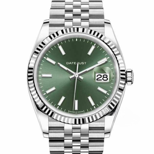 Reloj de pulsera clásico de marca para hombre Reloj de pulsera increíble de acero inoxidable con fecha Reloj formal para hombre a precio mayorista - Product Image 3