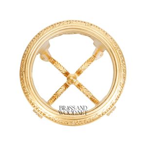 Mesa Auxiliar Redonda de Lujo con Tapa de Mármol Blanco y Marco de Madera con Hojas de Oro Talladas a Mano para Decoración de Muebles de Hogar de Estilo Palacio - Product Image 6