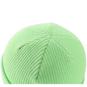 White Knit Beanie Hat Ribbed <b>Winter</b> <b>Cap</b> Unisex Soft Warm Stretch Plain Skull <b>Cap</b> Custom Logo OEM Supplier - Product Image 3