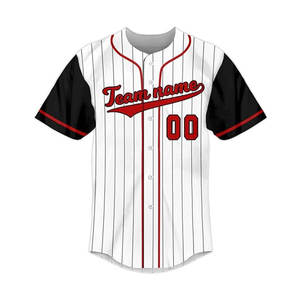 Meilleure vente nouvelle usine acheter maillot de Baseball Offre Spéciale tenue à la mode budget amical vêtements de Baseball et de Softball pour hommes - Product Image 2