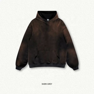 Sweat-shirts personnalisés avec logo pour hommes, de haute qualité, 100% coton, hiver, couleur unie, écologiques, pour femmes, couple, marque de mode, coupe classique, épaules tombantes - Product Image 4