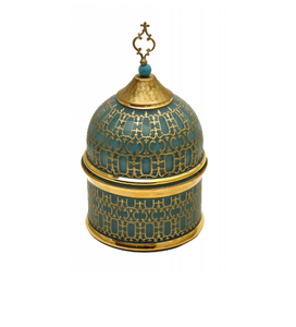 Bol de service moderne en aluminium poli pour servir des fruits et décorer la table Vaisselle Bol festif du Ramadan - Product Image 6