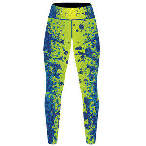 Leggings de pêche taille haute femmes leggings en couleur unie impression graphique sublimation broderie sérigraphie et impression numérique - Product Image 3