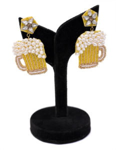 Hot Selling Beaded <b>Graduation</b> Gown Earrings Custom <b>Graduation</b> <b>Jewelry</b> Wholesale Fashion Earrings for Gifts Events Custom Logo - Product Image 2