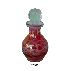 Look moderne Nouveau Design Bouteille de parfum en verre transparent avec couvercle Table décorative Dressing Meilleur cadeau d'anniversaire Bouteille de parfum - Product Image 1