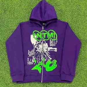 เสื้อมีฮู้ดแบบสวมศีรษะสำหรับผู้ชายโอเวอร์ไซส์ผ้าฝ้ายเทอร์รี่ทำจากผ้าฝ้าย100% ออกแบบได้ตามต้องการ - Product Image 1